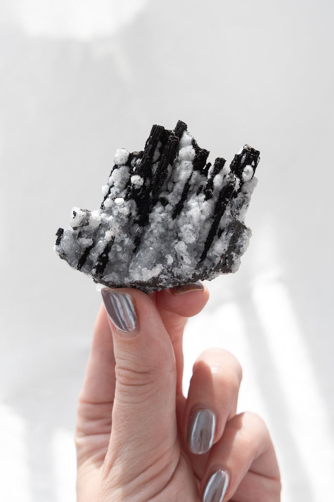 Goethite with Calcite specimen