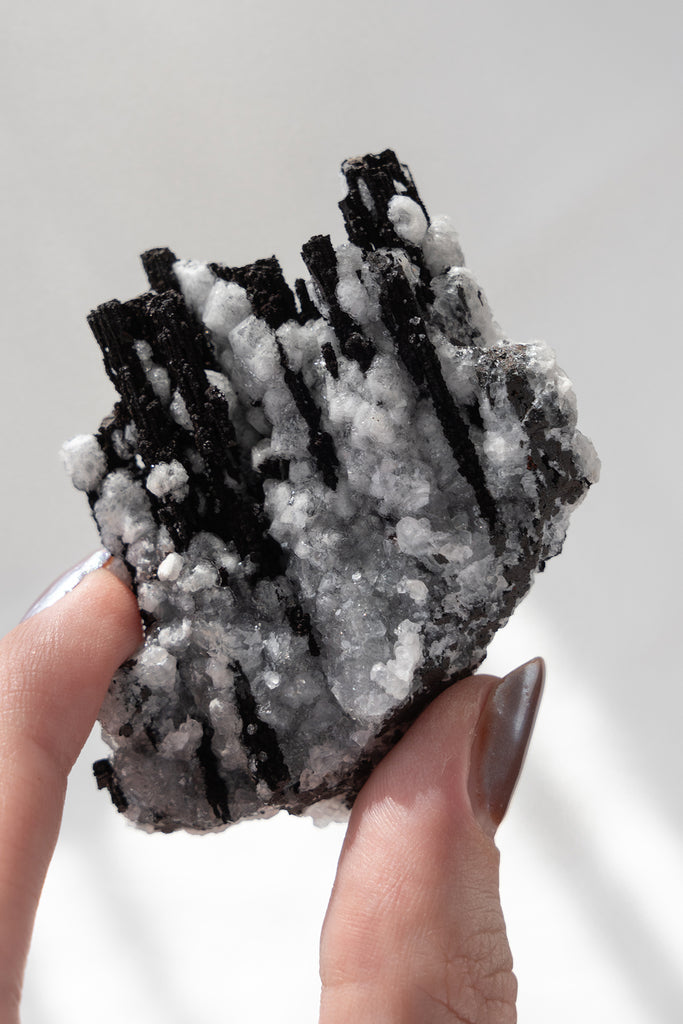 Goethite with Calcite specimen