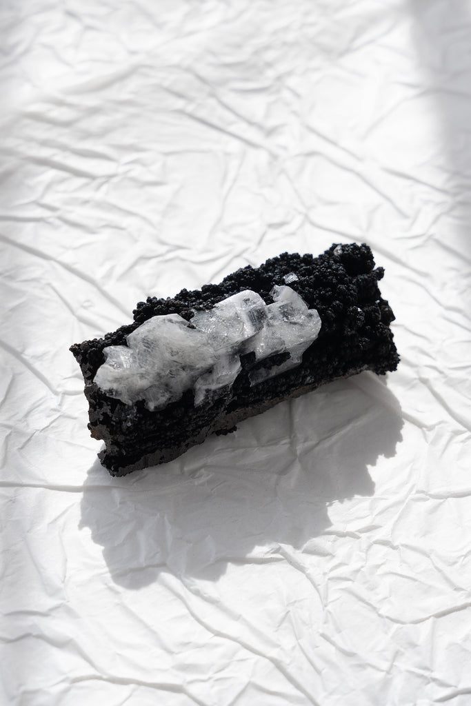 Goethite with Calcite specimen