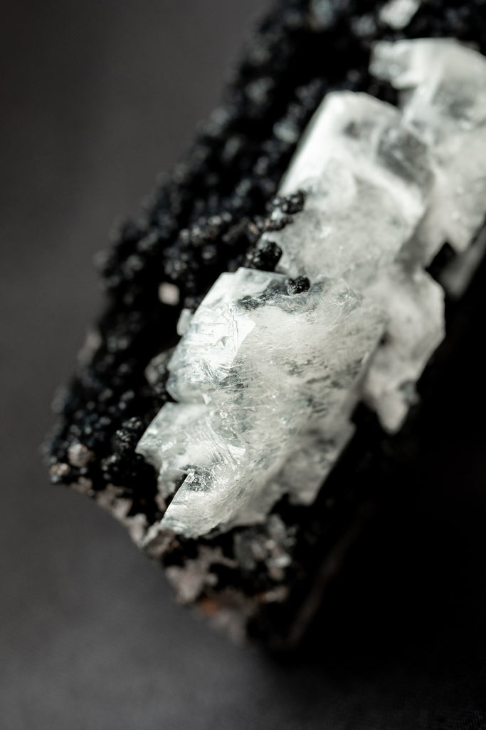 Goethite with Calcite specimen