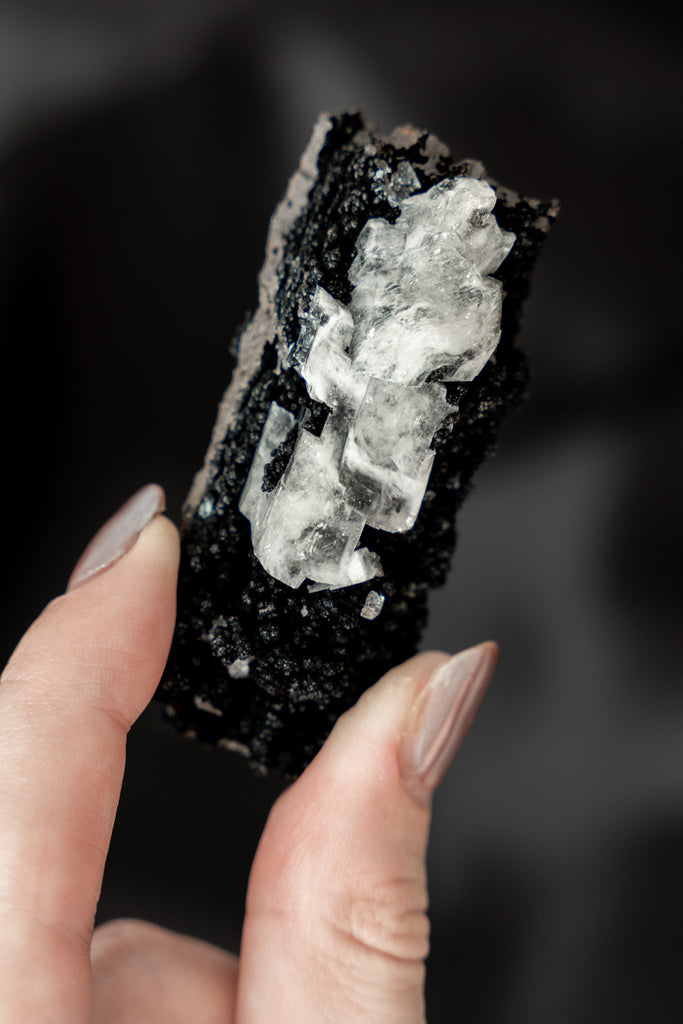 Goethite with Calcite specimen