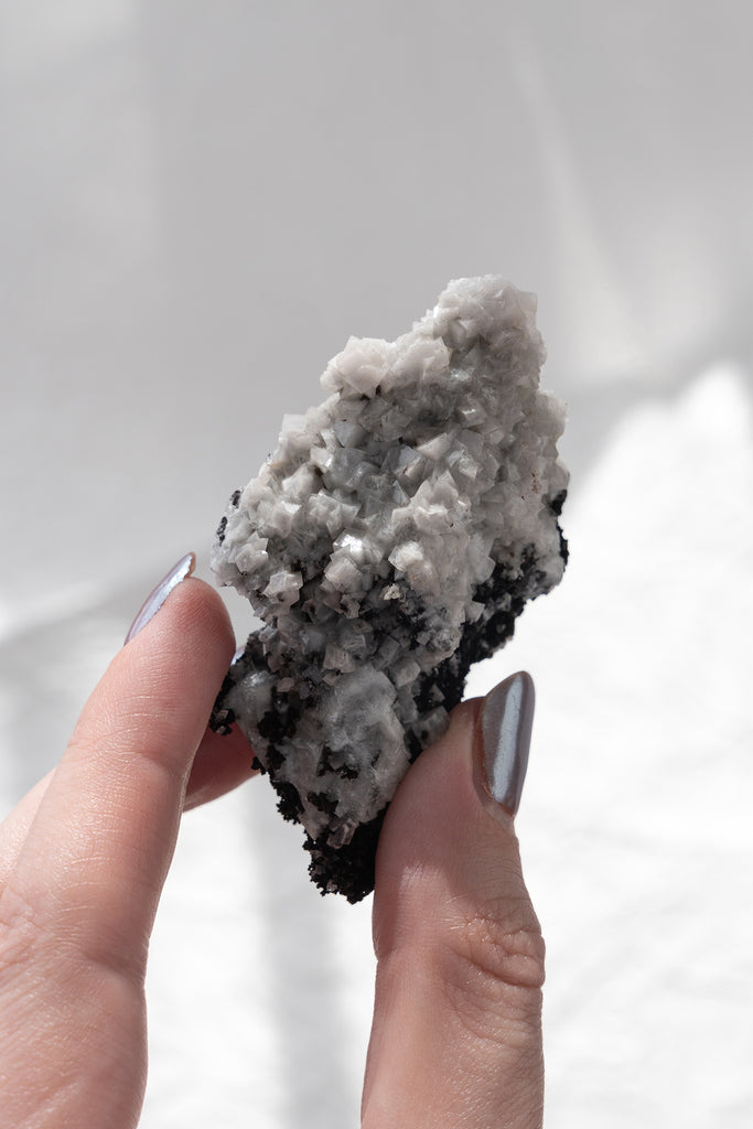 Goethite with Calcite specimen