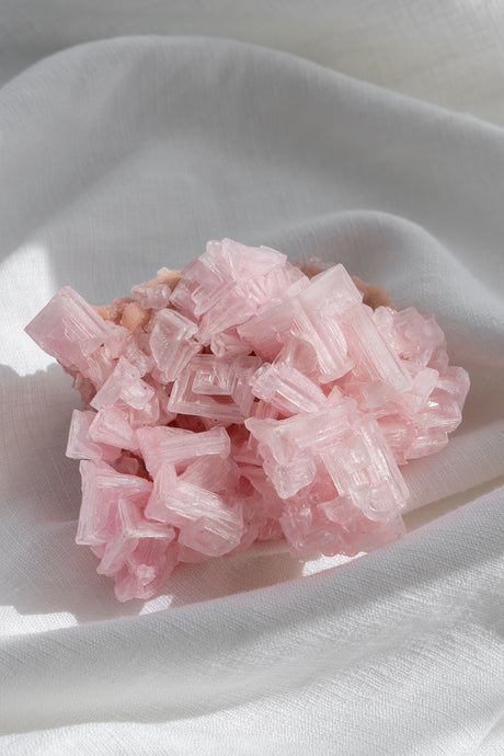 Pink Halite Cluster