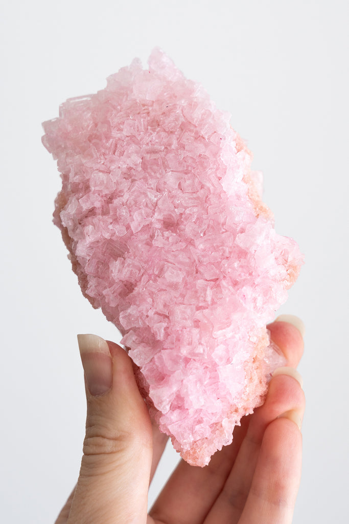 Pink Halite Cluster