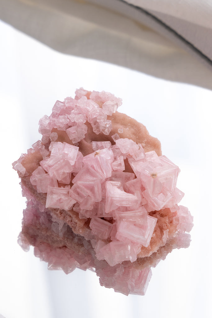 Pink Halite Cluster