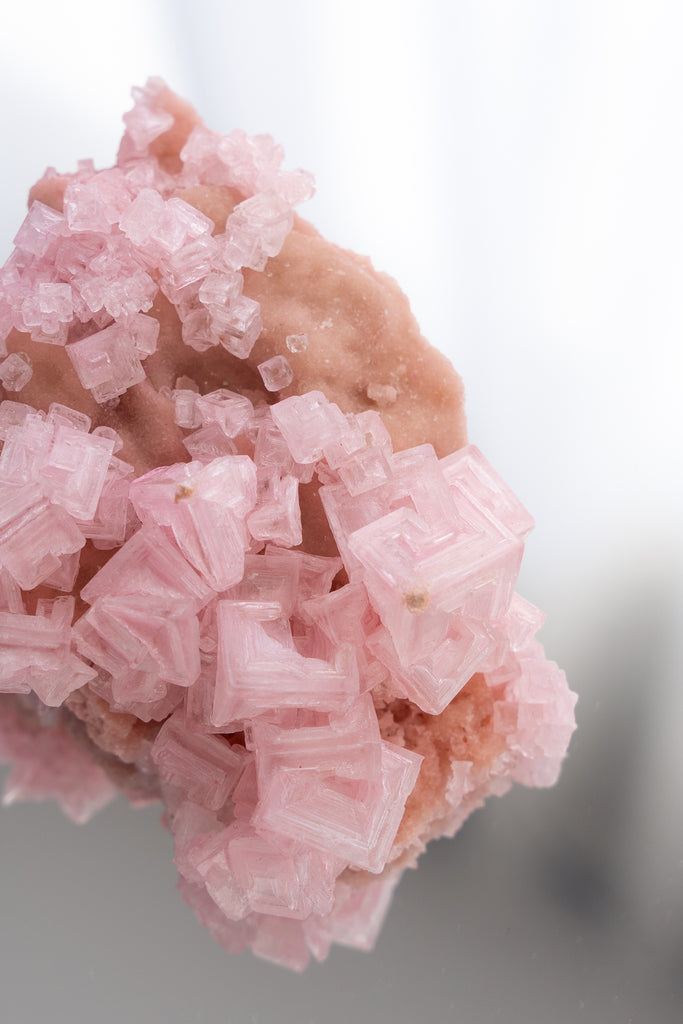 Pink Halite Cluster