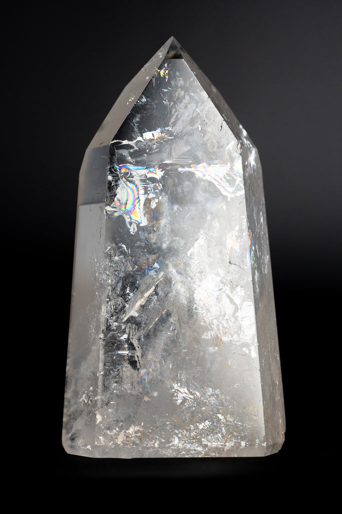 Brazilian clear quartz rainbow