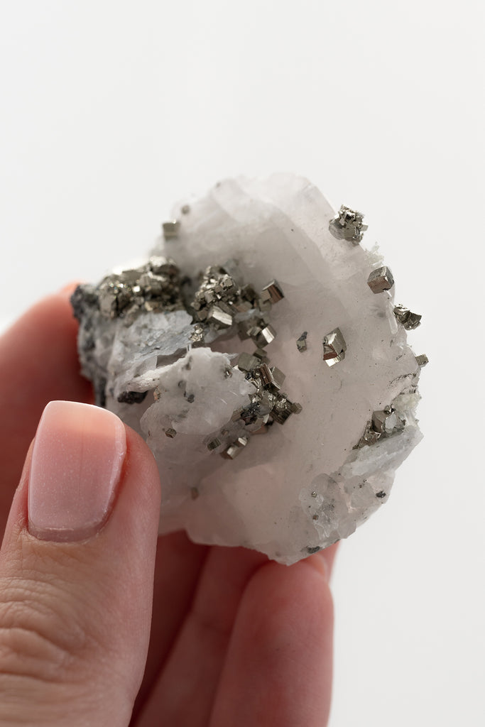 Calcite Pyrite Specimen