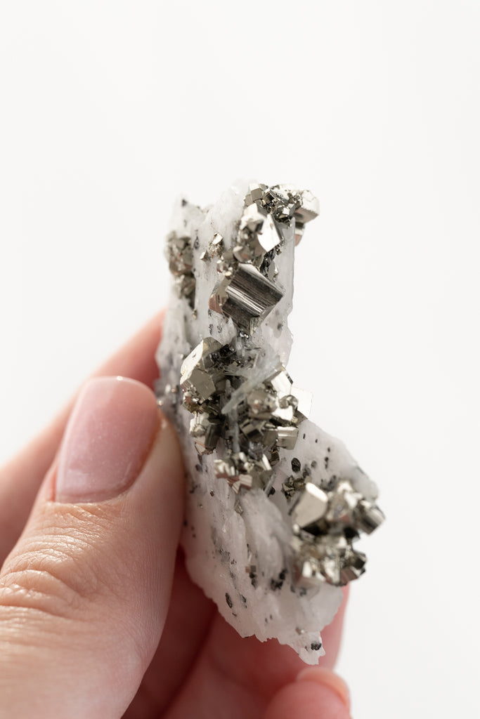 Calcite Pyrite Specimen