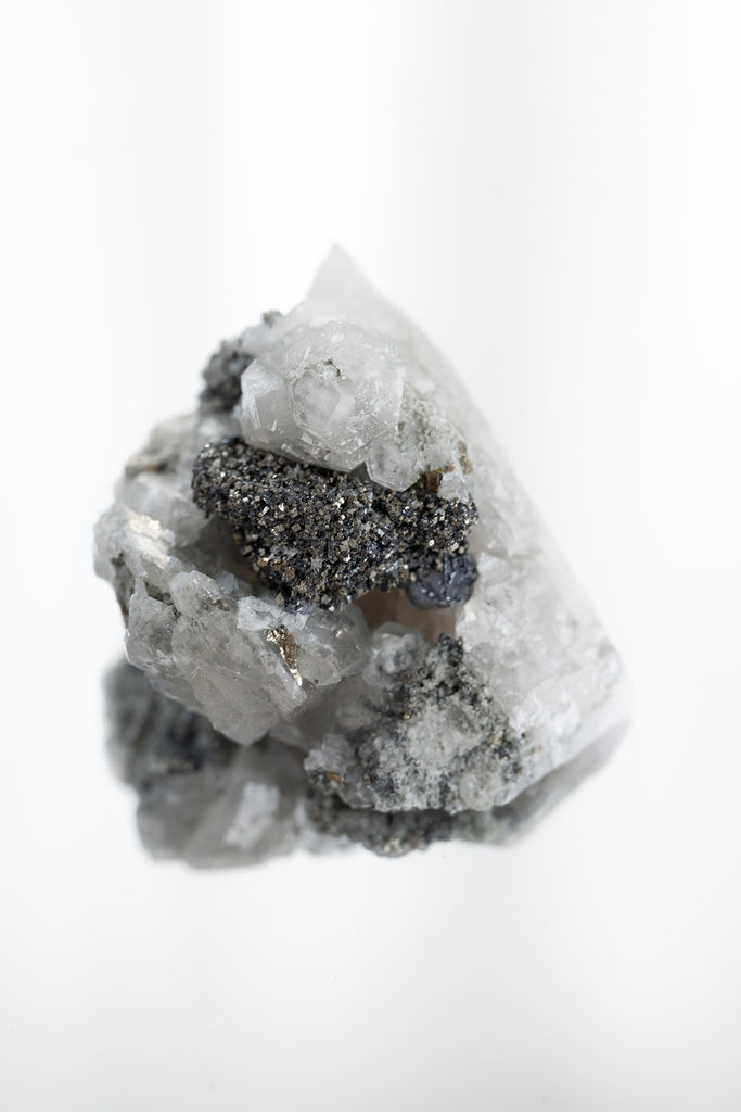 Calcite Pyrite Galena Specimen