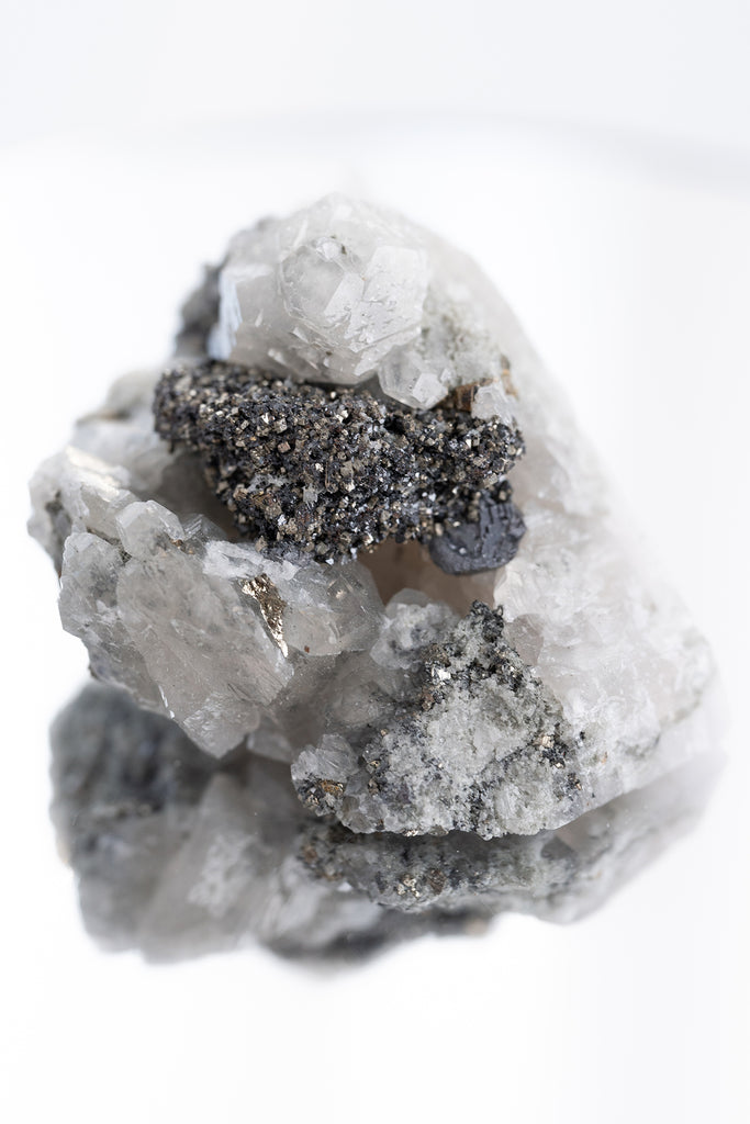 Calcite Pyrite Galena Specimen