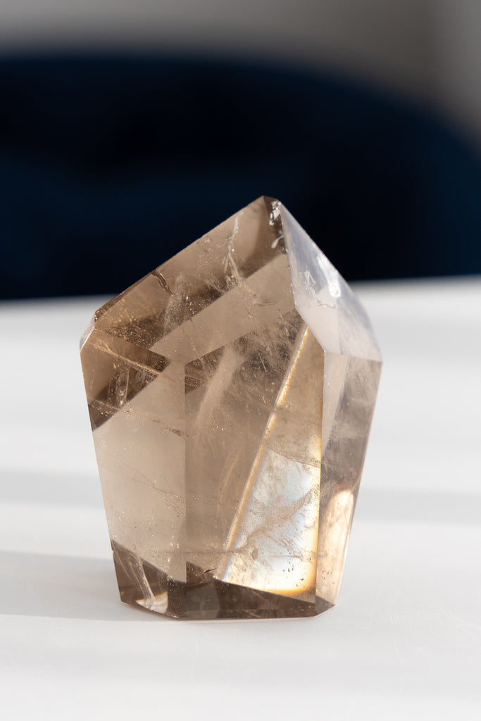 Smokey Quartz Faceted Point