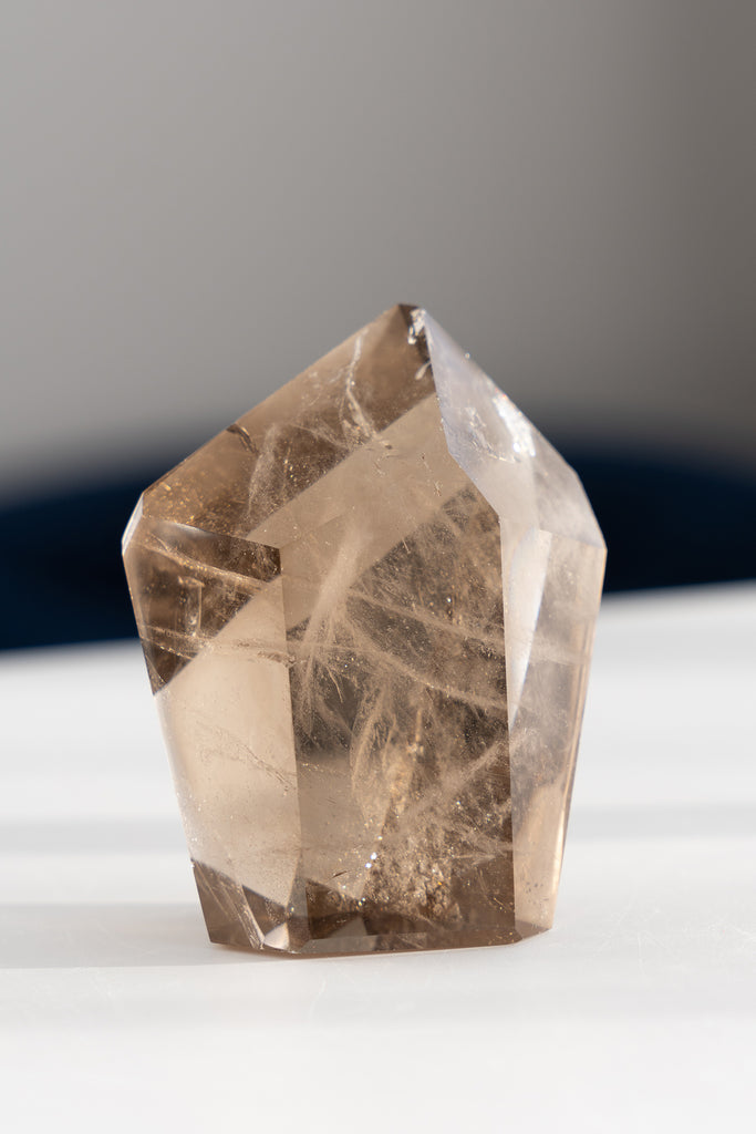Smokey Quartz Faceted Point
