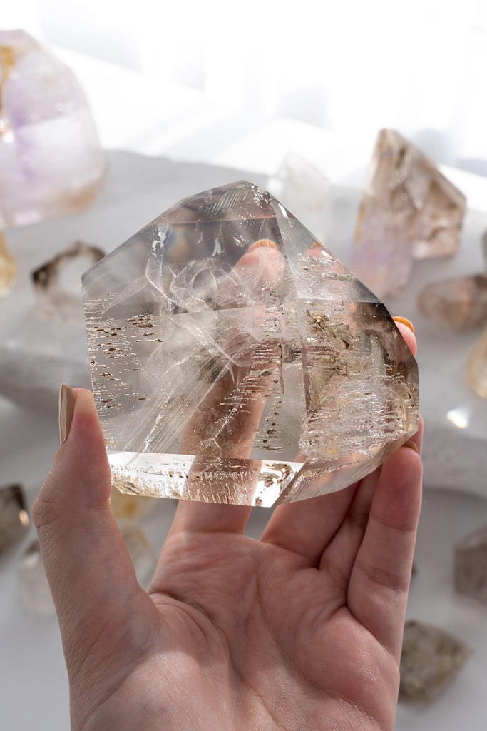 Included Quartz Freeform Point