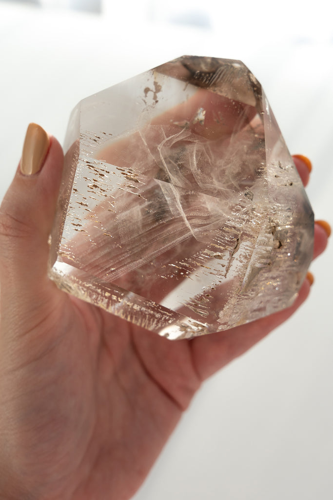 Included Quartz Freeform Point