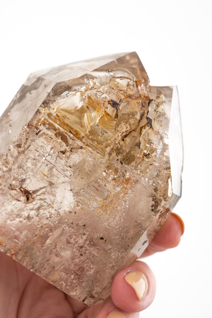 Included Quartz Freeform Point