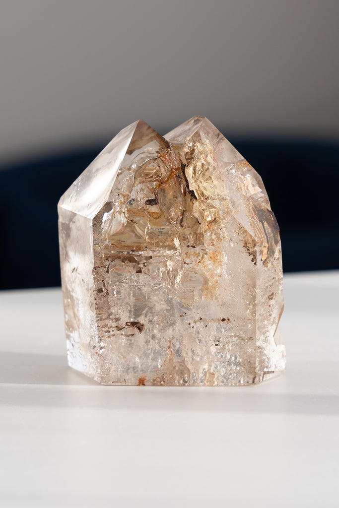 Included Quartz Freeform Point