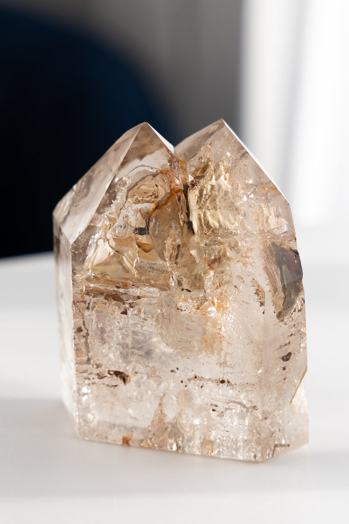 Included Quartz Freeform Point