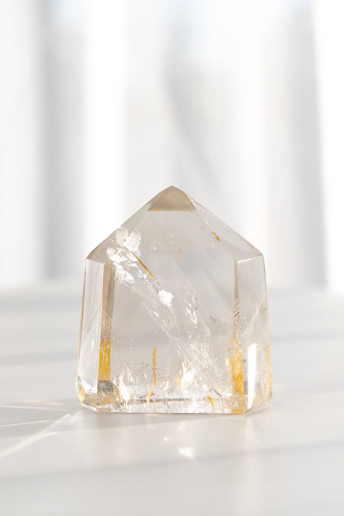 Included Quartz Freeform Point