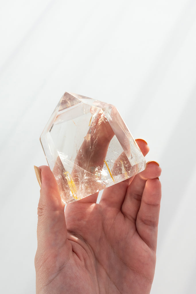 Included Quartz Freeform Point