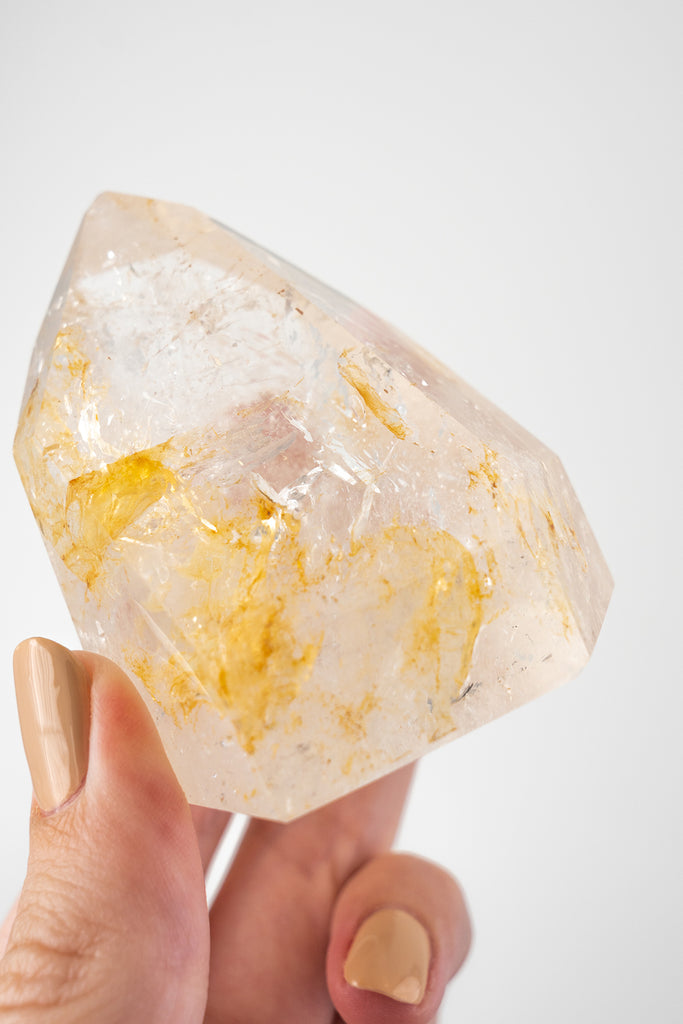 Included Quartz Freeform Point