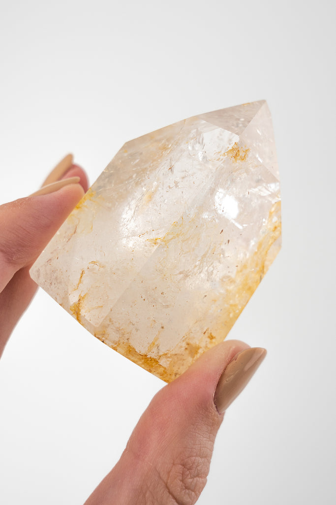 Included Quartz Freeform Point