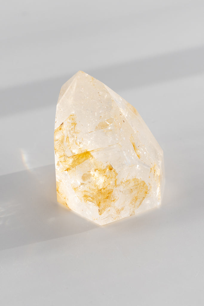 Included Quartz Freeform Point