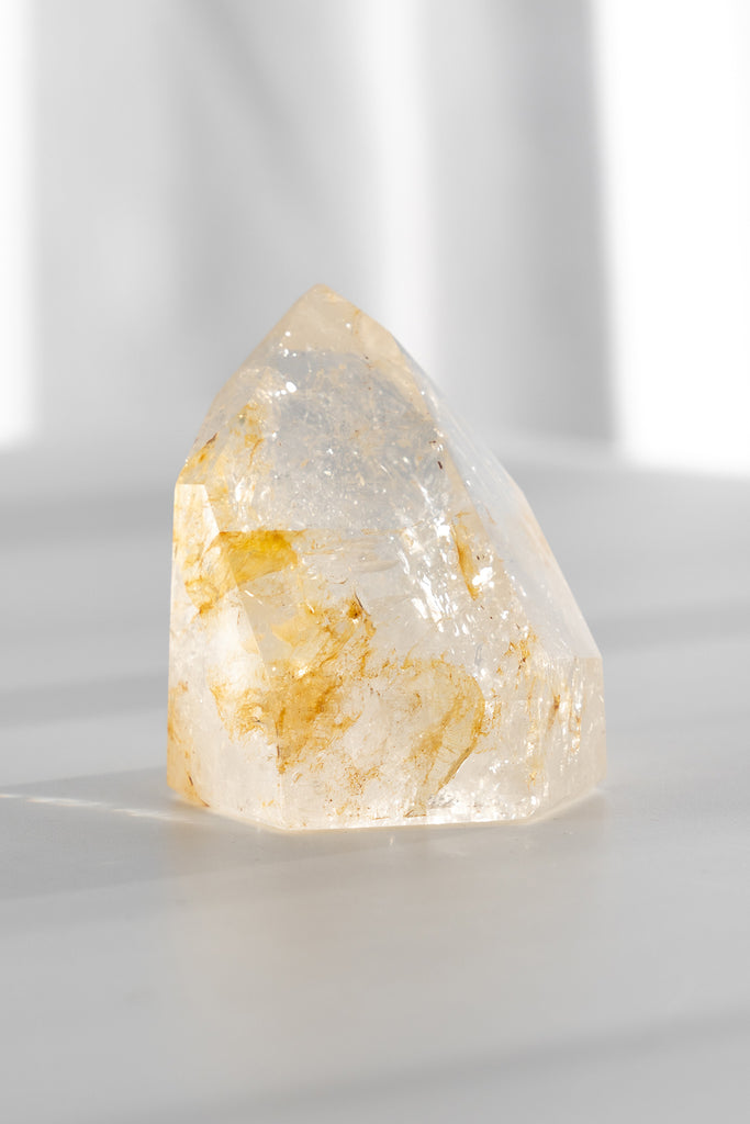 Included Quartz Freeform Point