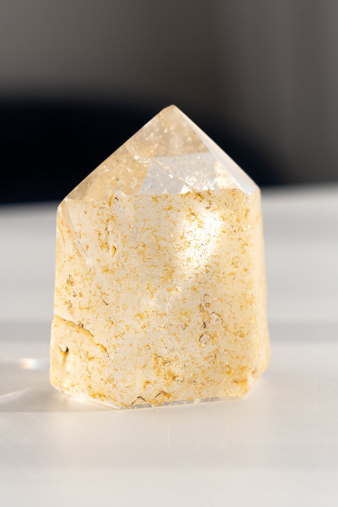 Included Quartz Freeform Point