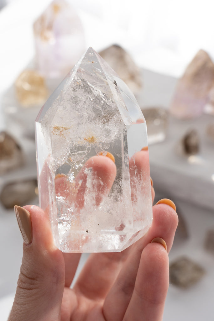 Included Quartz freeform Point