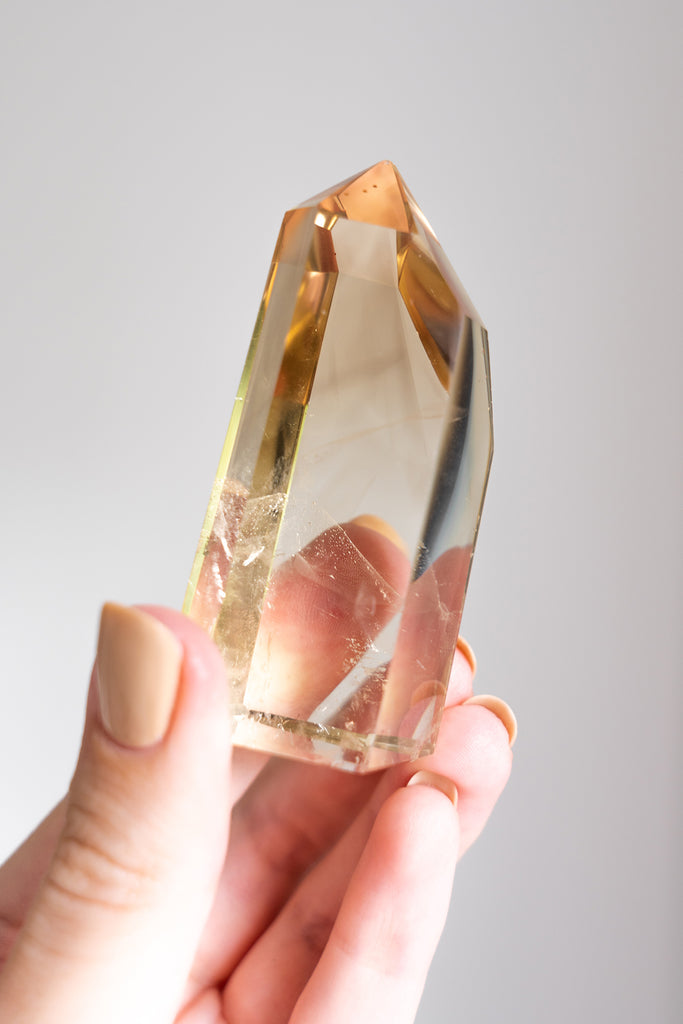 Natural Citrine Point