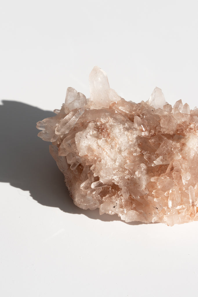 Pink Himalayan Samadhi Quartz Cluster