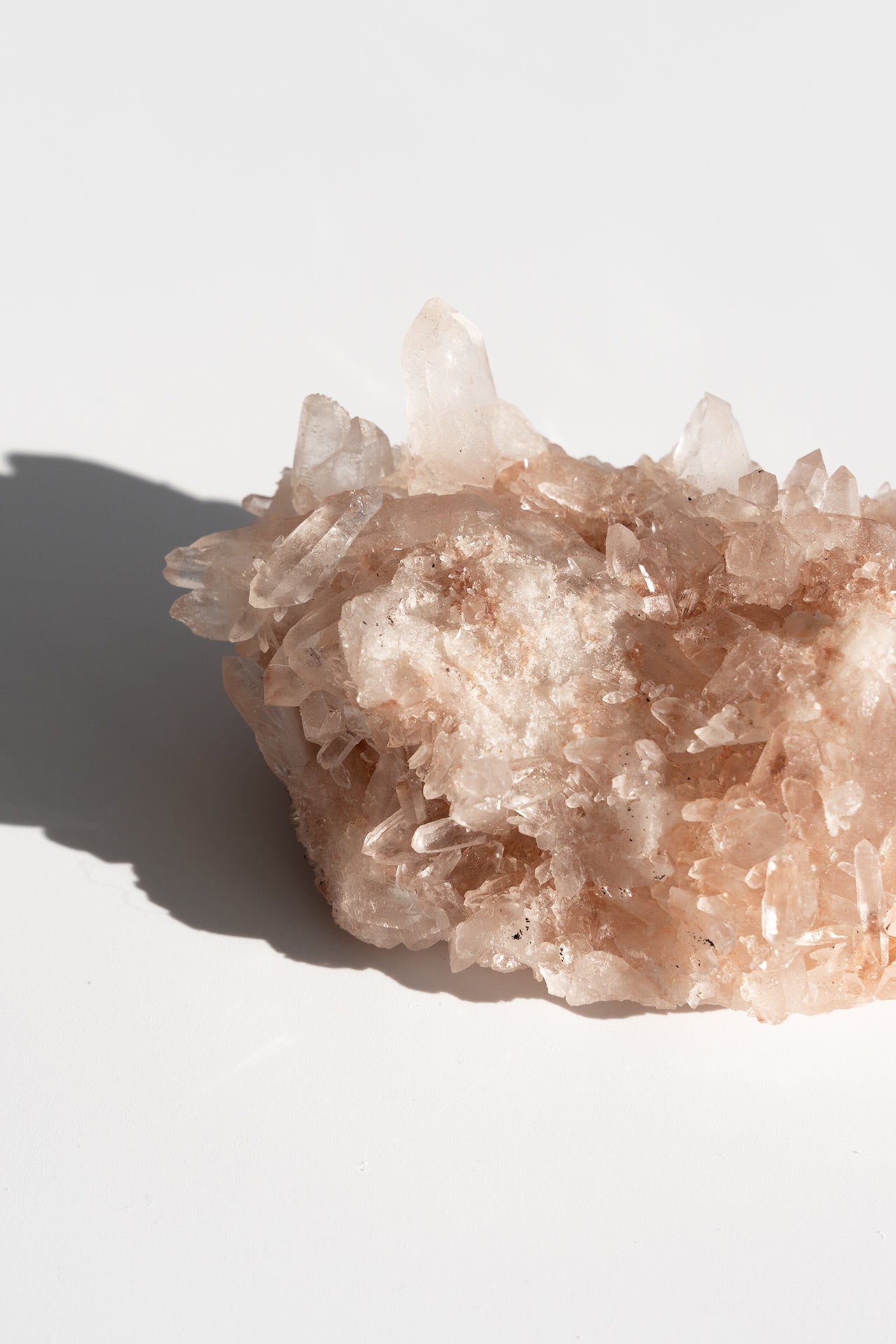 Pink Himalayan Samadhi Quartz Cluster 219g