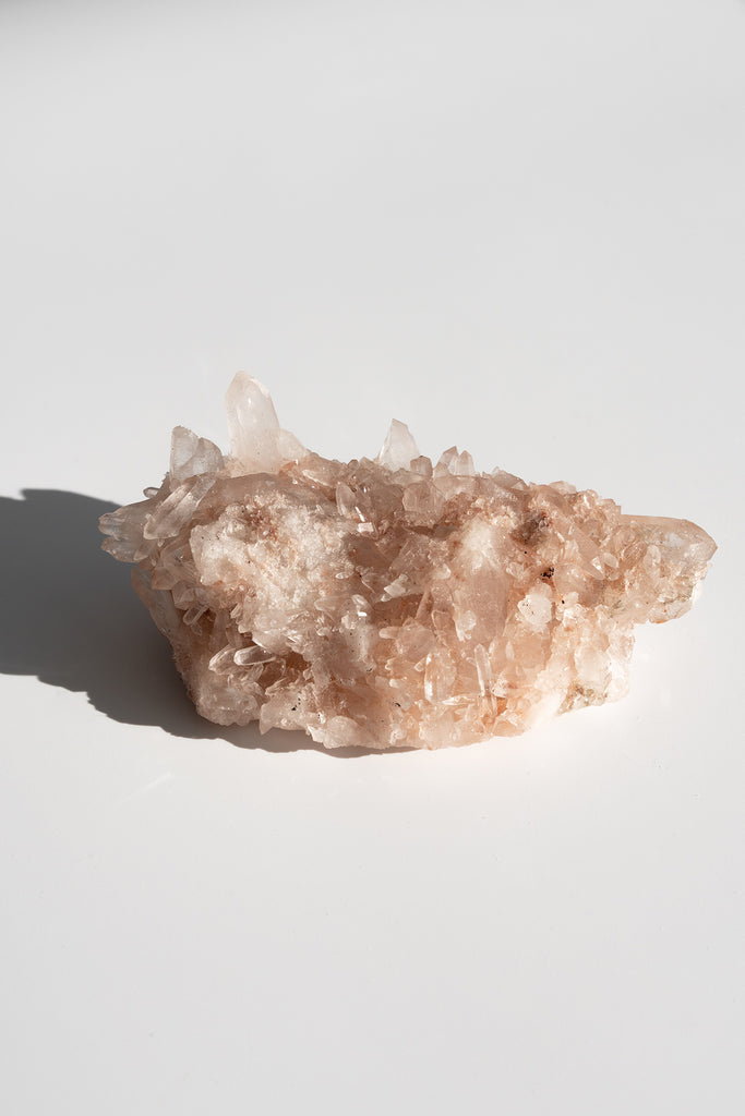 Pink Himalayan Samadhi Quartz Cluster