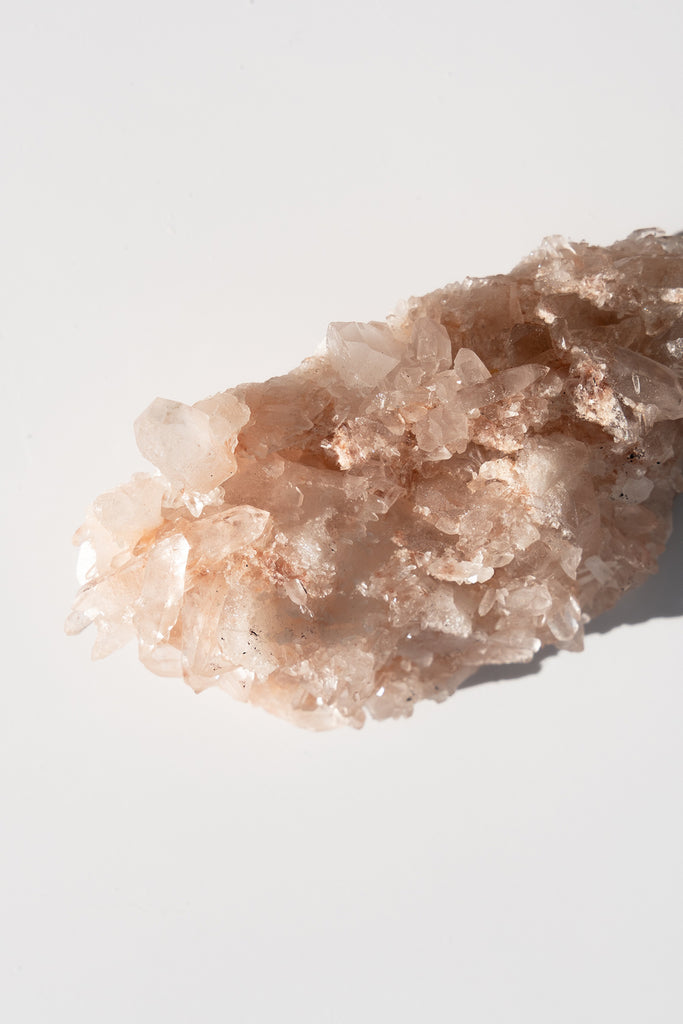Pink Himalayan Samadhi Quartz Cluster