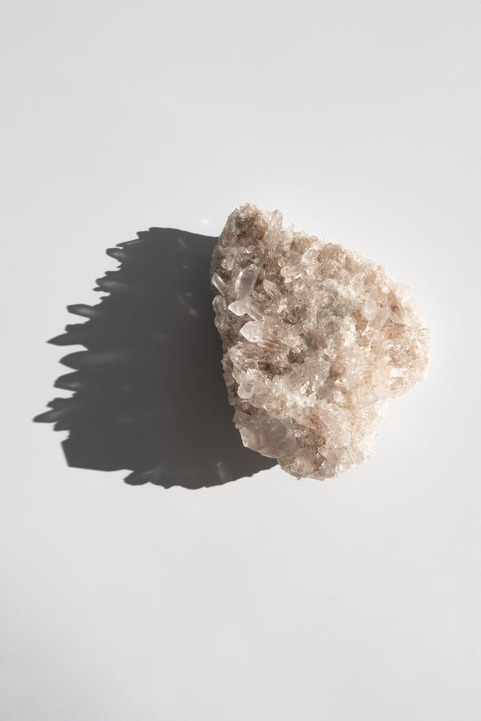 Pink Himalayan Samadhi Quartz Cluster