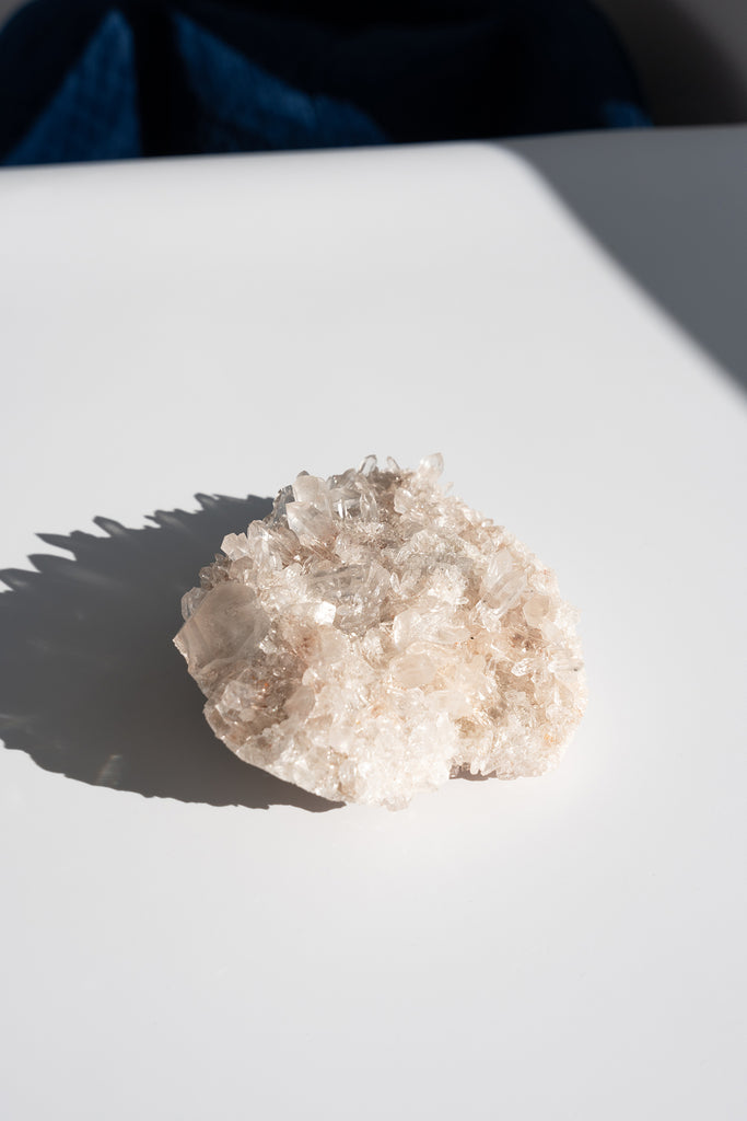 Pink Himalayan Samadhi Quartz Cluster