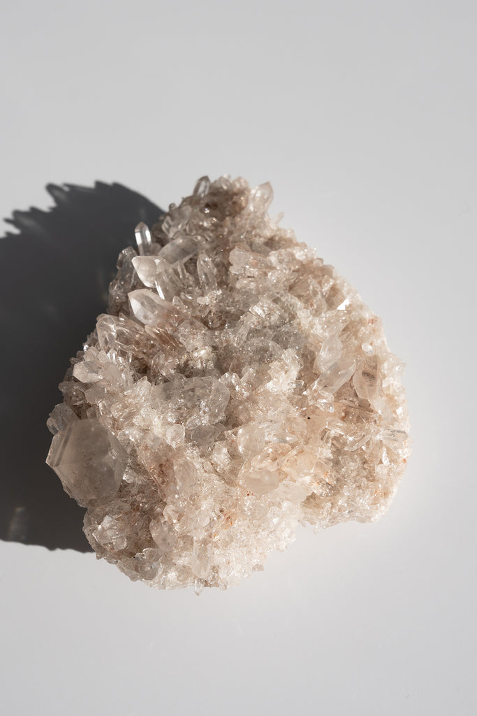 Pink Himalayan Samadhi Quartz Cluster