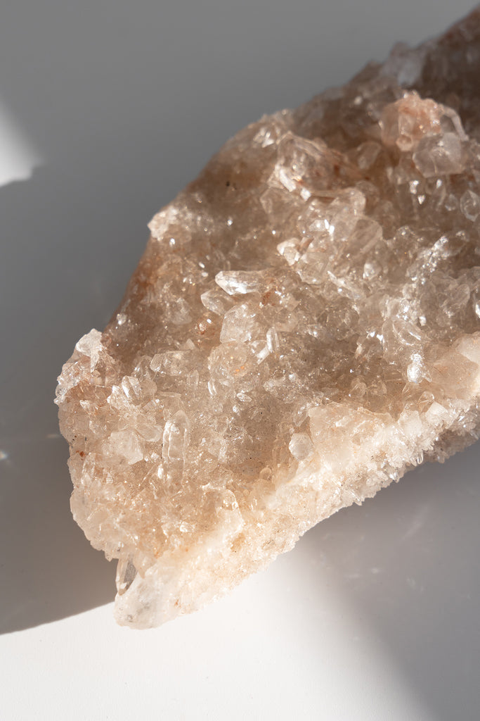 Pink Himalayan Samadhi Quartz Cluster