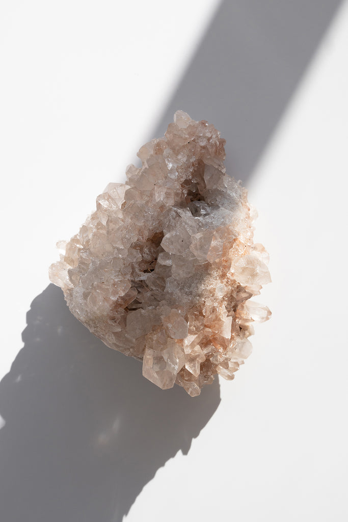 Pink Himalayan Samadhi Quartz Cluster