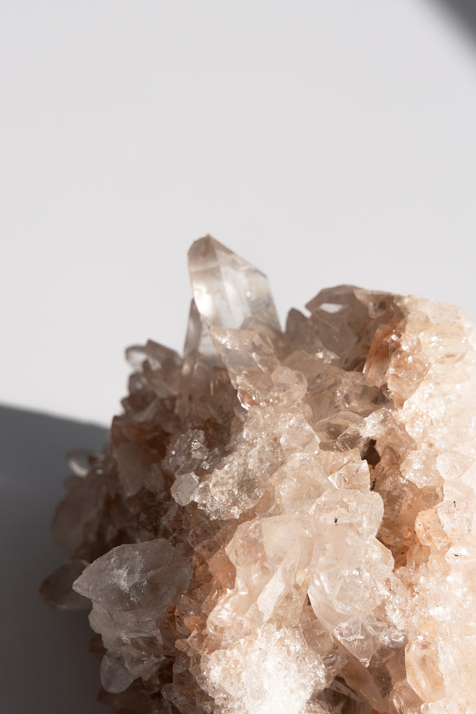Pink Himalayan Samadhi Quartz Cluster