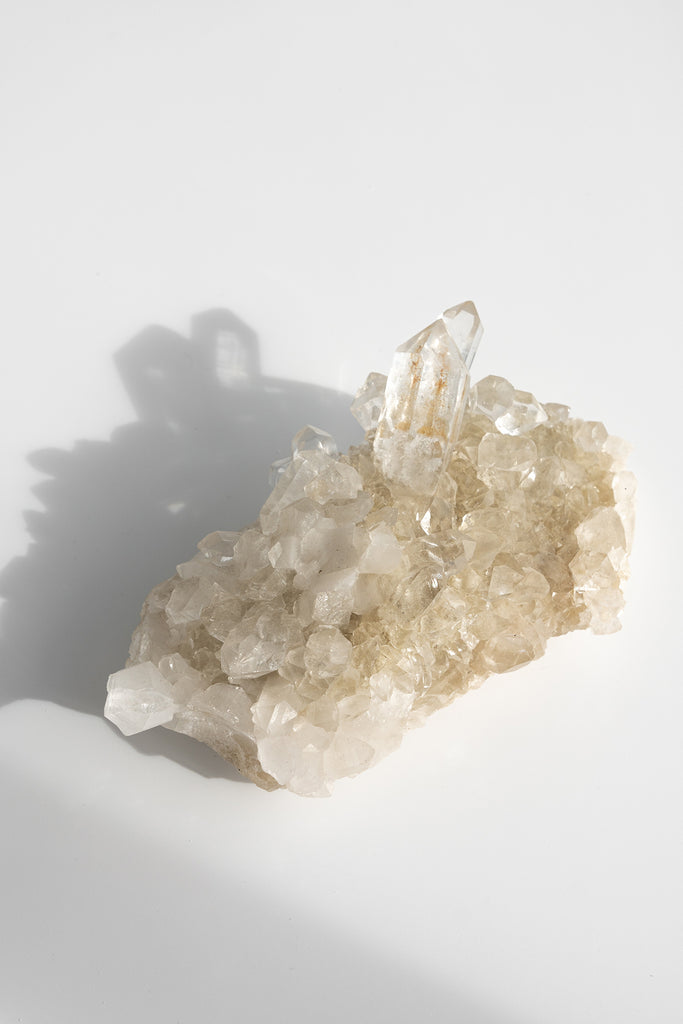 Pink Himalayan Samadhi Quartz Cluster