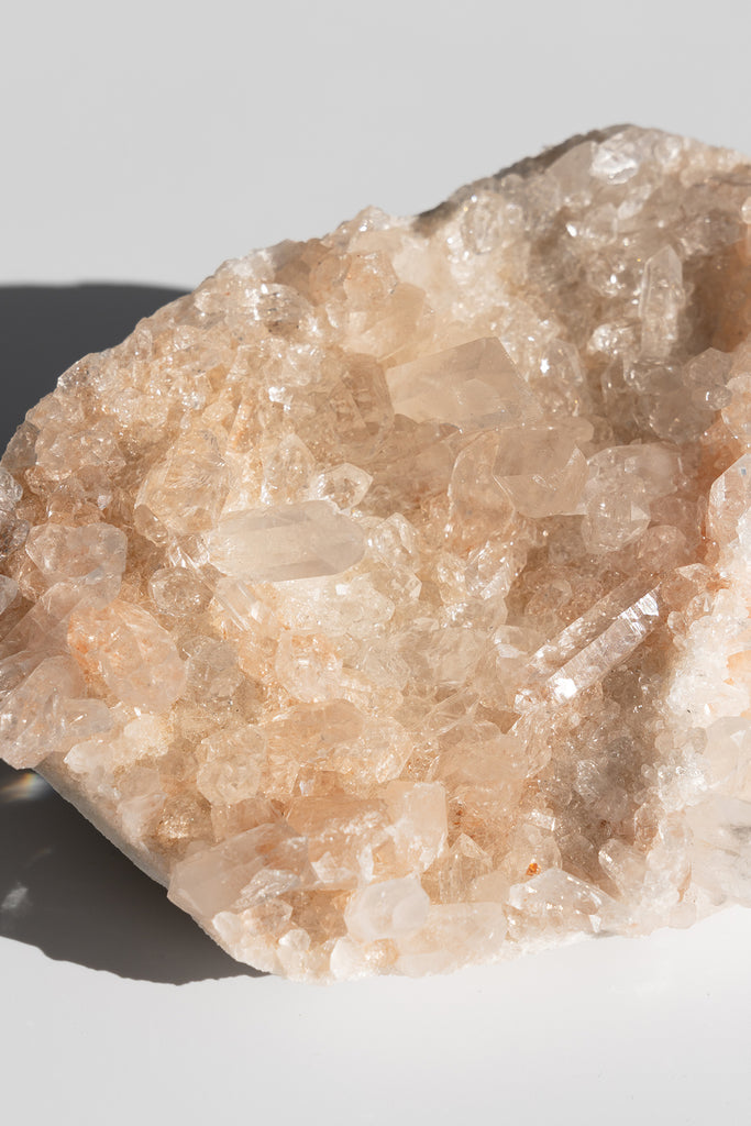 Pink Himalayan Samadhi Quartz Cluster