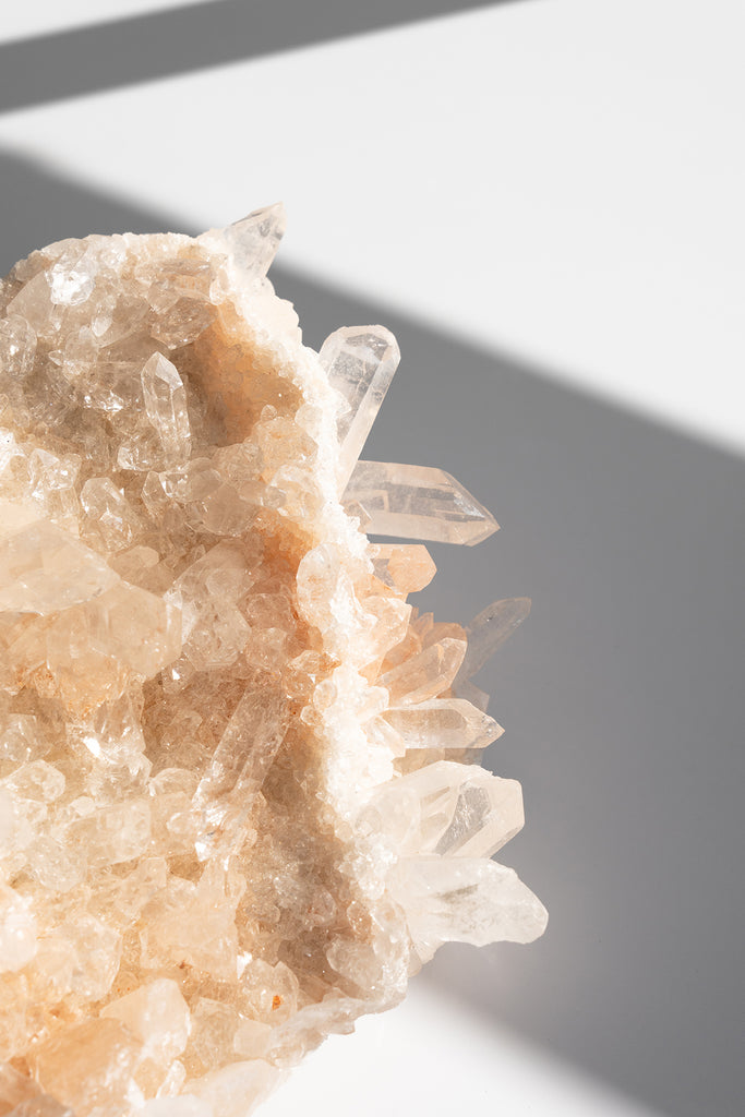 Pink Himalayan Samadhi Quartz Cluster