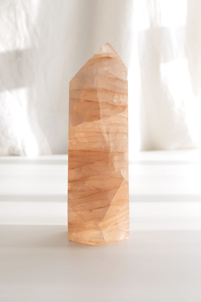 fire quartz hematoid quartz tower point generator