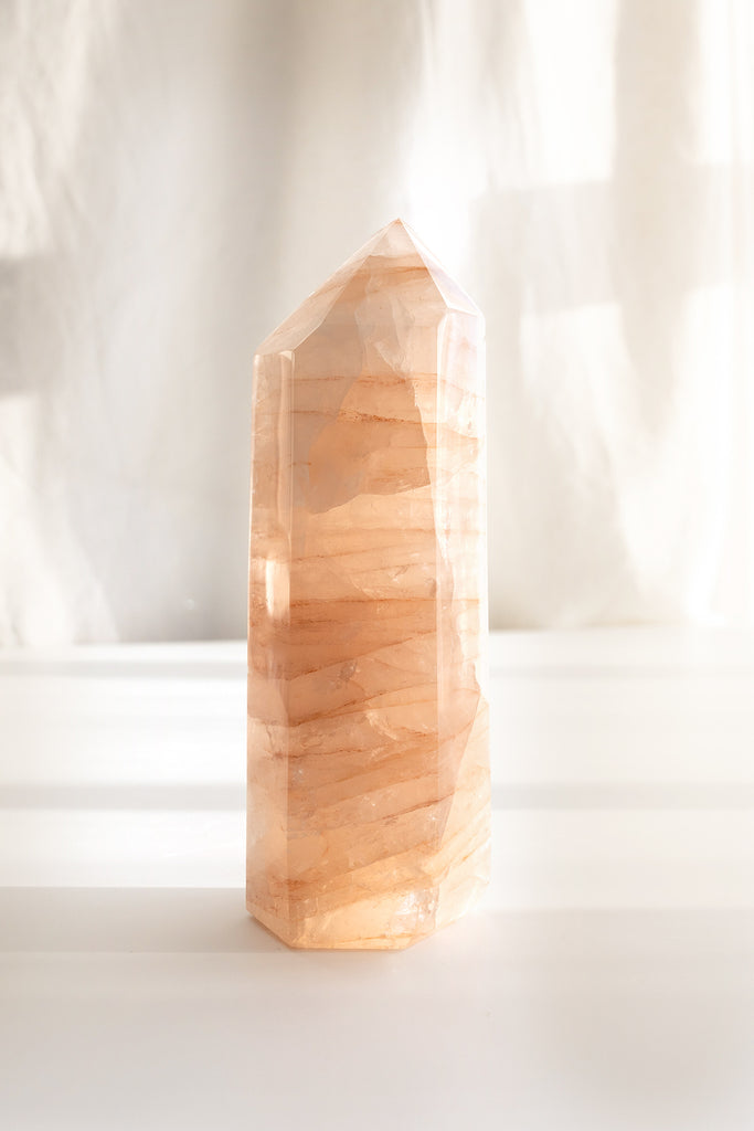 fire quartz hematoid quartz tower point generator