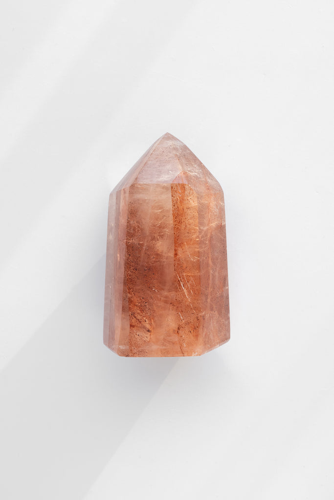 fire quartz hematoid quartz tower point generator