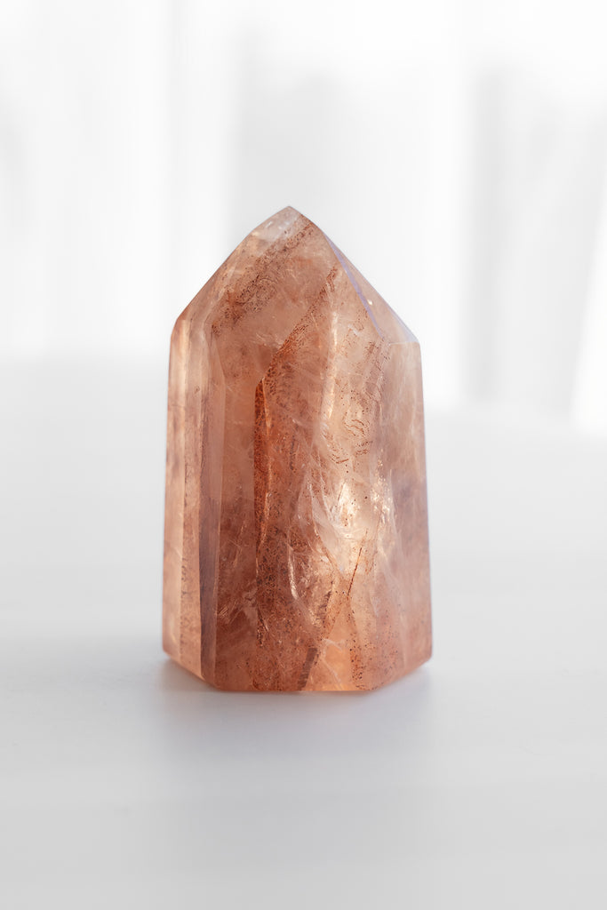 fire quartz hematoid quartz tower point generator