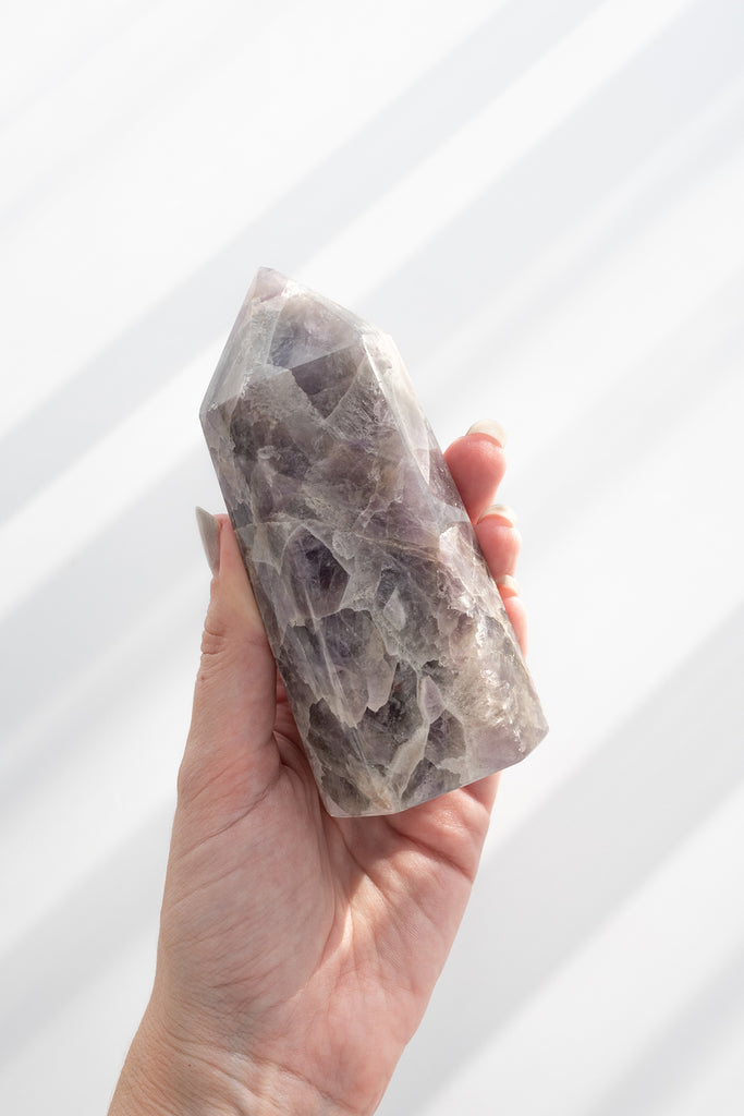 chevron amethyst point