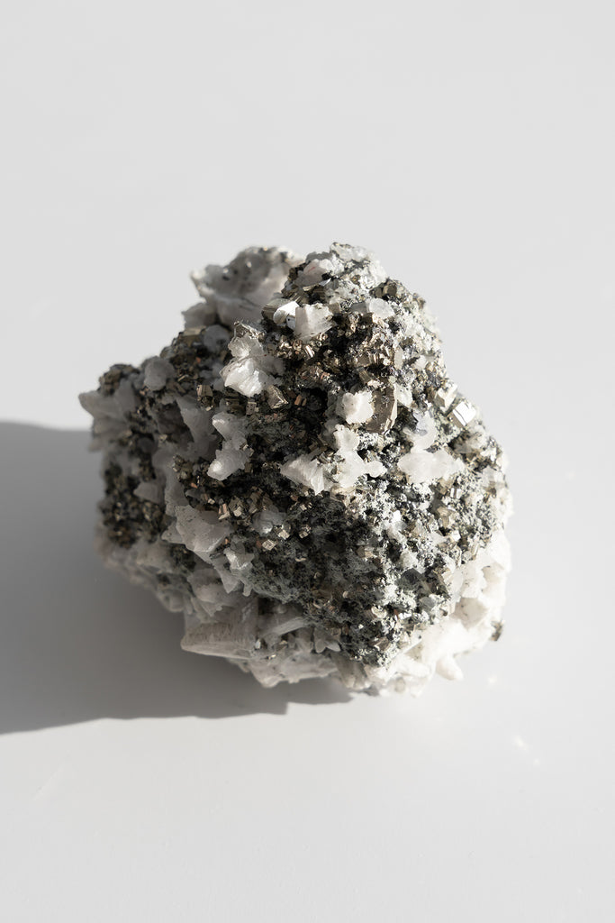 Calcite Pyrite Quartz Specimen